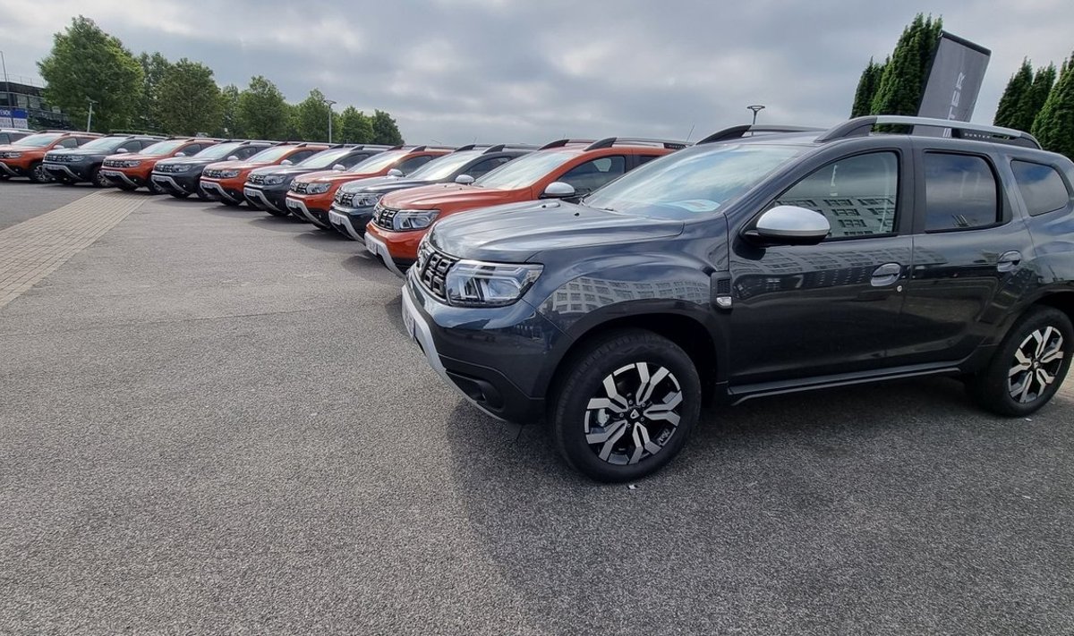 Soodne väike linnamaastur Dacia Duster on ka Eesti autoostjate seas üsna populaarne.