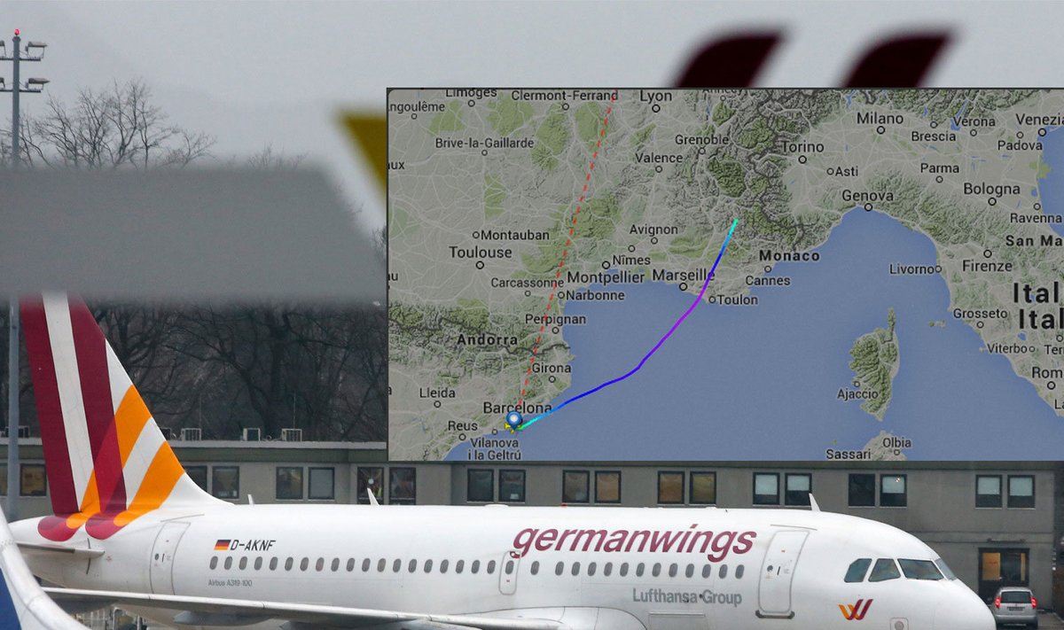 Germanwings reisilennuk Airbus A320