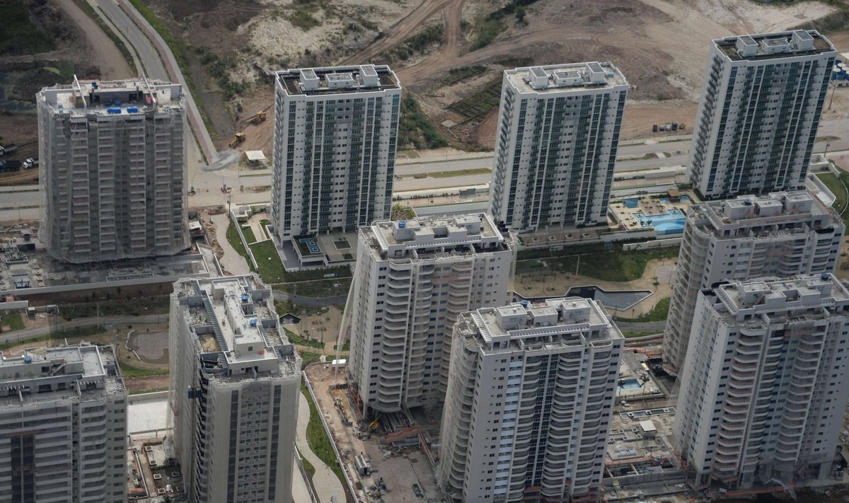 Ehitusjärgus olev Rio de Janeiro olümpia sportlasküla