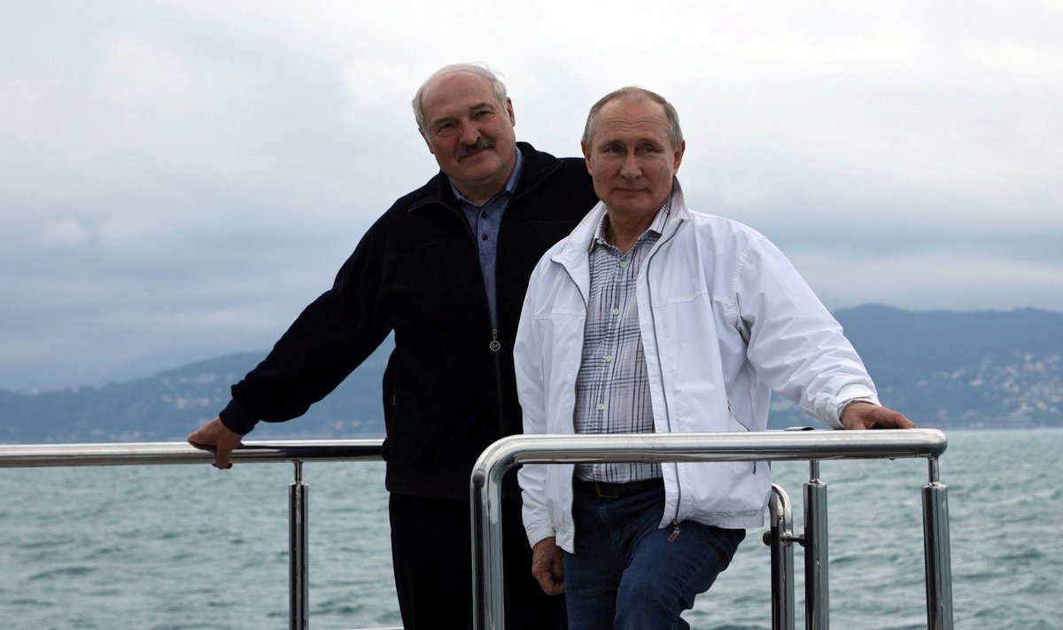 Lukašenka ja Putin merereisil