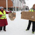 ФОТО | В Тарту прошла демонстрация в поддержку Палестины 