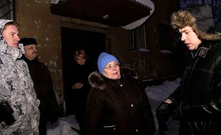 Урмас Рейнсалу в 2009 году посетил замерзающие дома в Кохтла-Ярве.