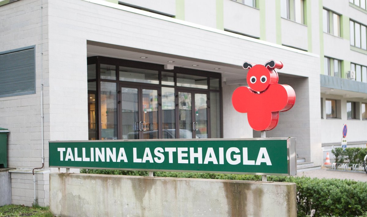 Tüdruk on Tallinna lastehaiglas ravil