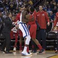 VIDEO | Golden State Warriorsi ja Washington Wizardsi duellis läks tähtmängijate vahel kakluseks