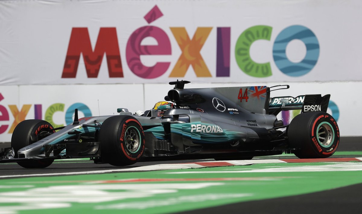 Lewis Hamilton Mehhikos.