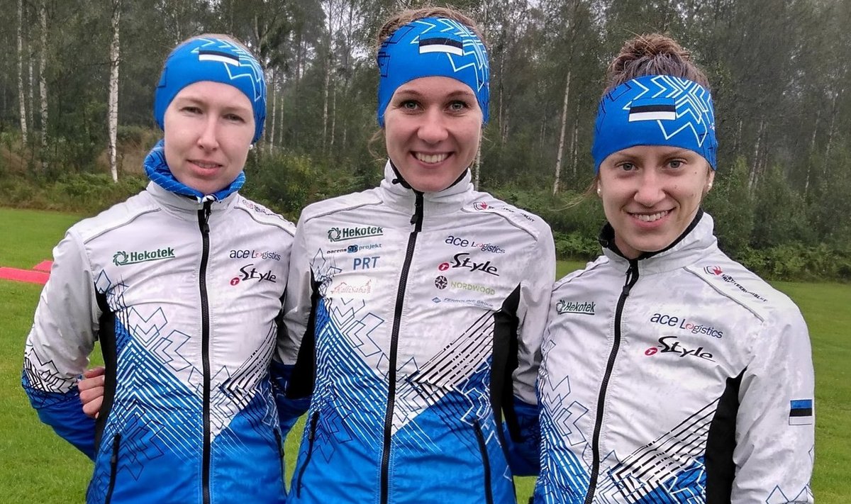 Vasakult: Annika Rihma, Evely Kaasiku ja Laura Joonas