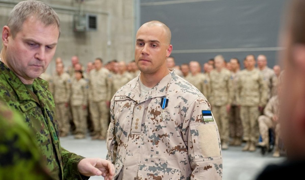 Leitnant Raido Saremat Afganistanist naasmas.