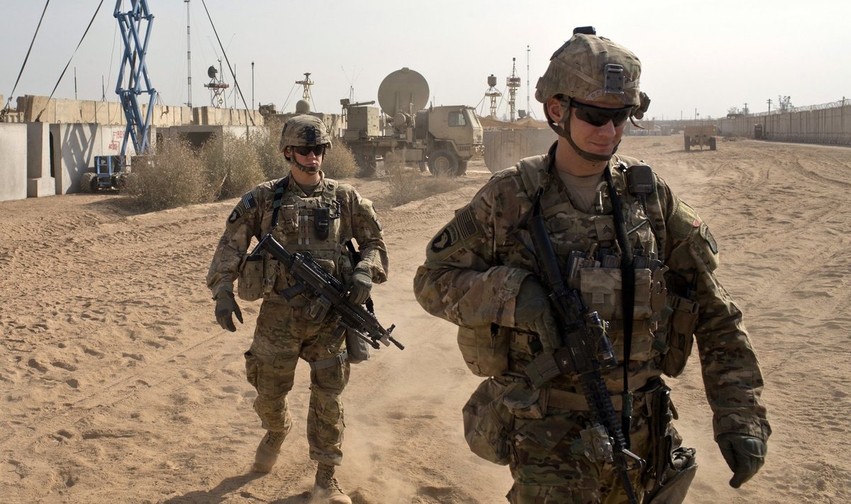 USA sõdurid Iraagis. Pentagon kavatseb nende arvu taas suurendada.