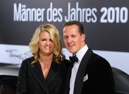 Corinna ja Michael Schumacher 2010. aastal