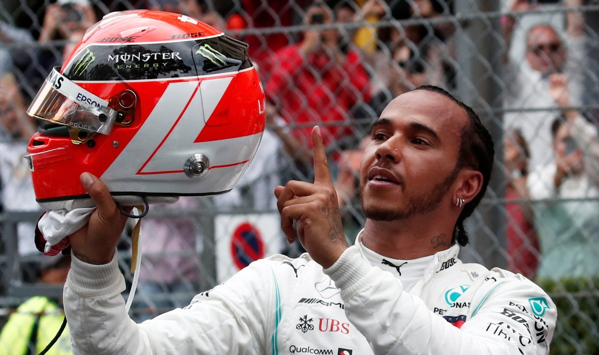 Lewis Hamilton liigub järjekordse tiitli poole.