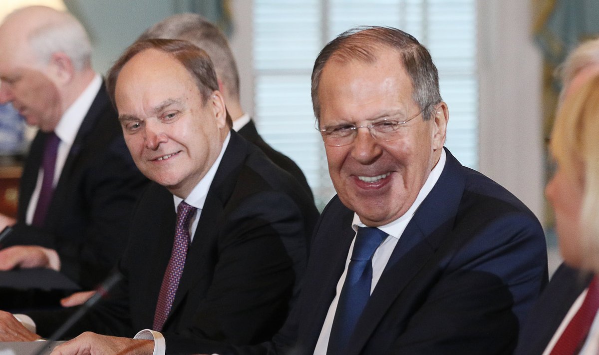 Suursaadik Anatoli Antonov ja välisminister Sergei Lavrov