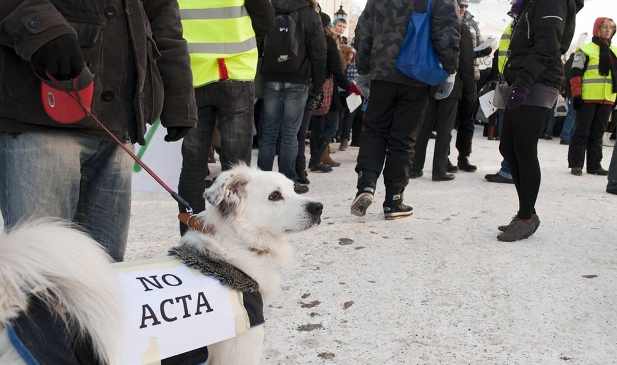 ACTA-vastane meeleavaldus Tartus