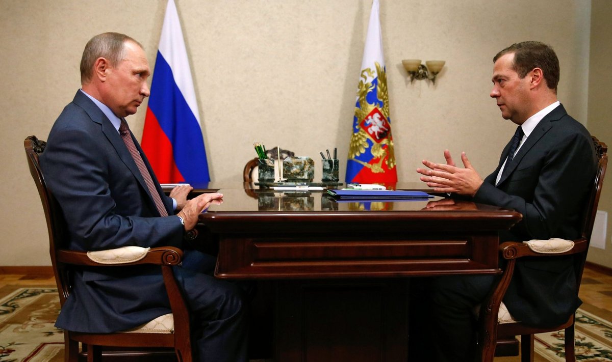 President Putin ja peaminister Dmitri Medvedev 19. augustil Krimmis