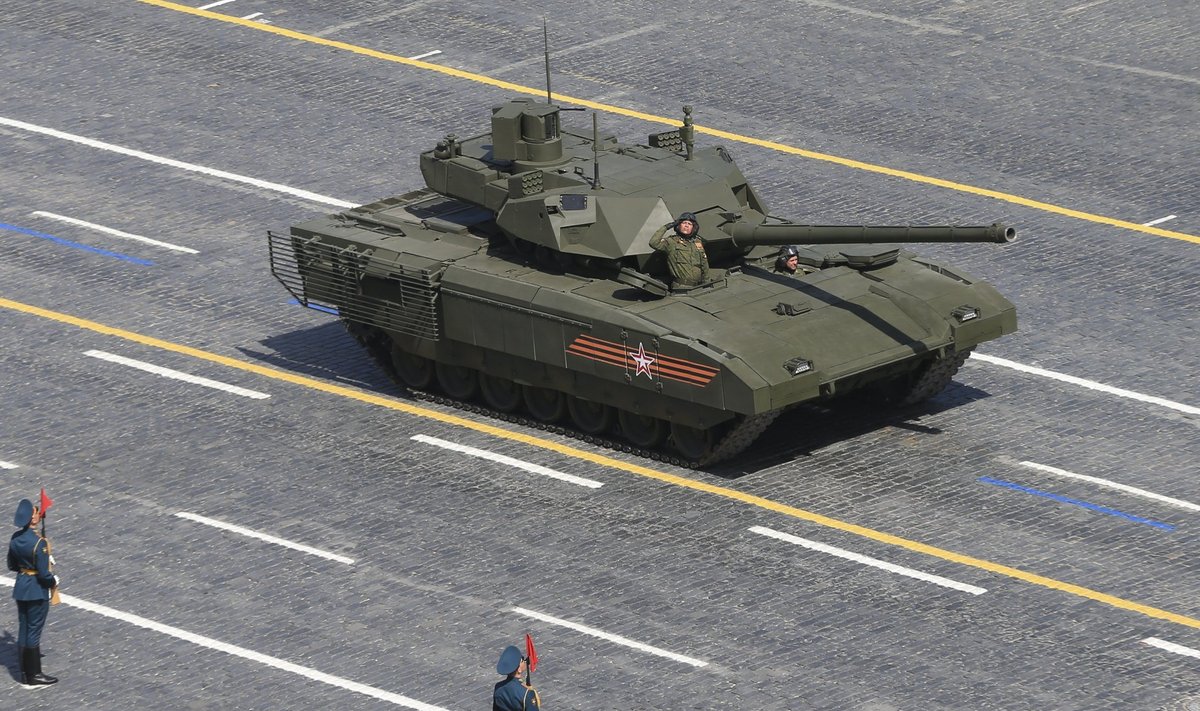 T-14 Armata Moskva Punasel väljakul