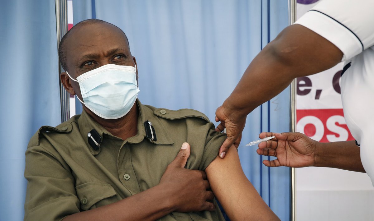 Vaktsineerimine Keenias. Foto on illustreeriv.