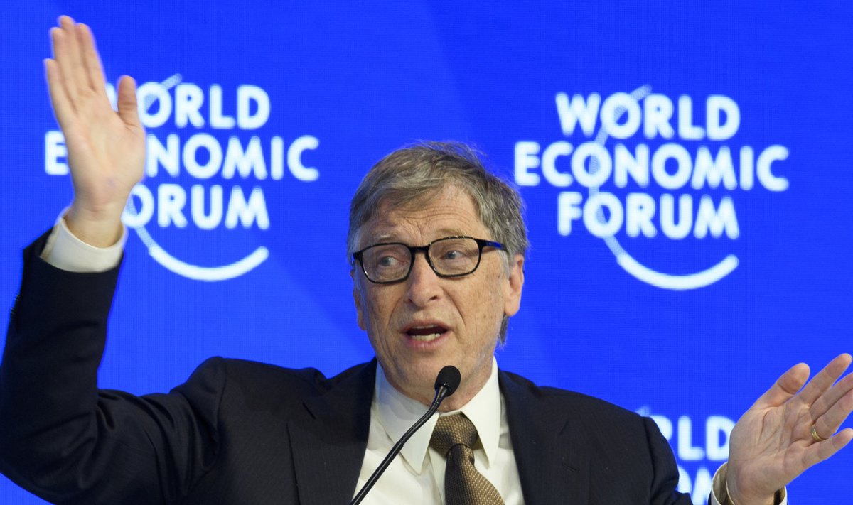 Bill Gates jaanuaris Maailma Majandusfoorumi tippkohtumisel. 