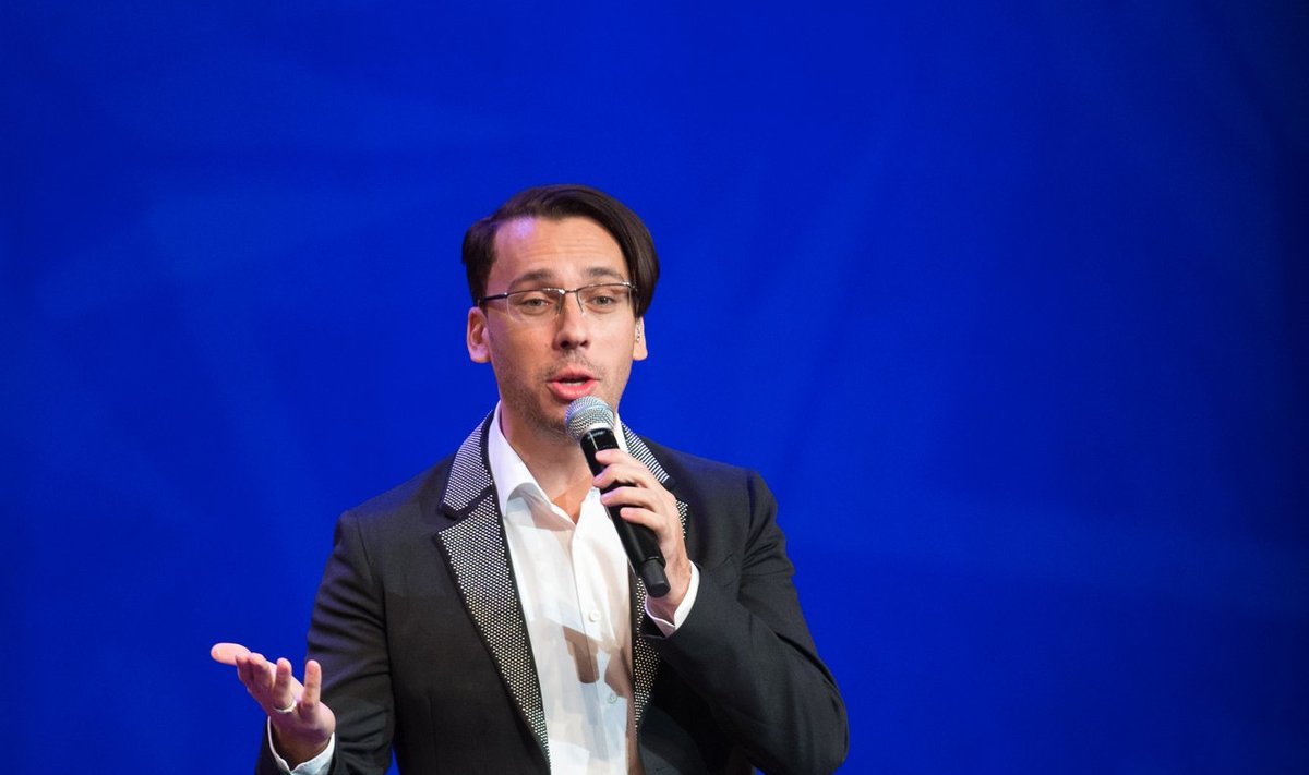 Maksim Galkin Jõhvi kontserdimajas 2016. aastal.