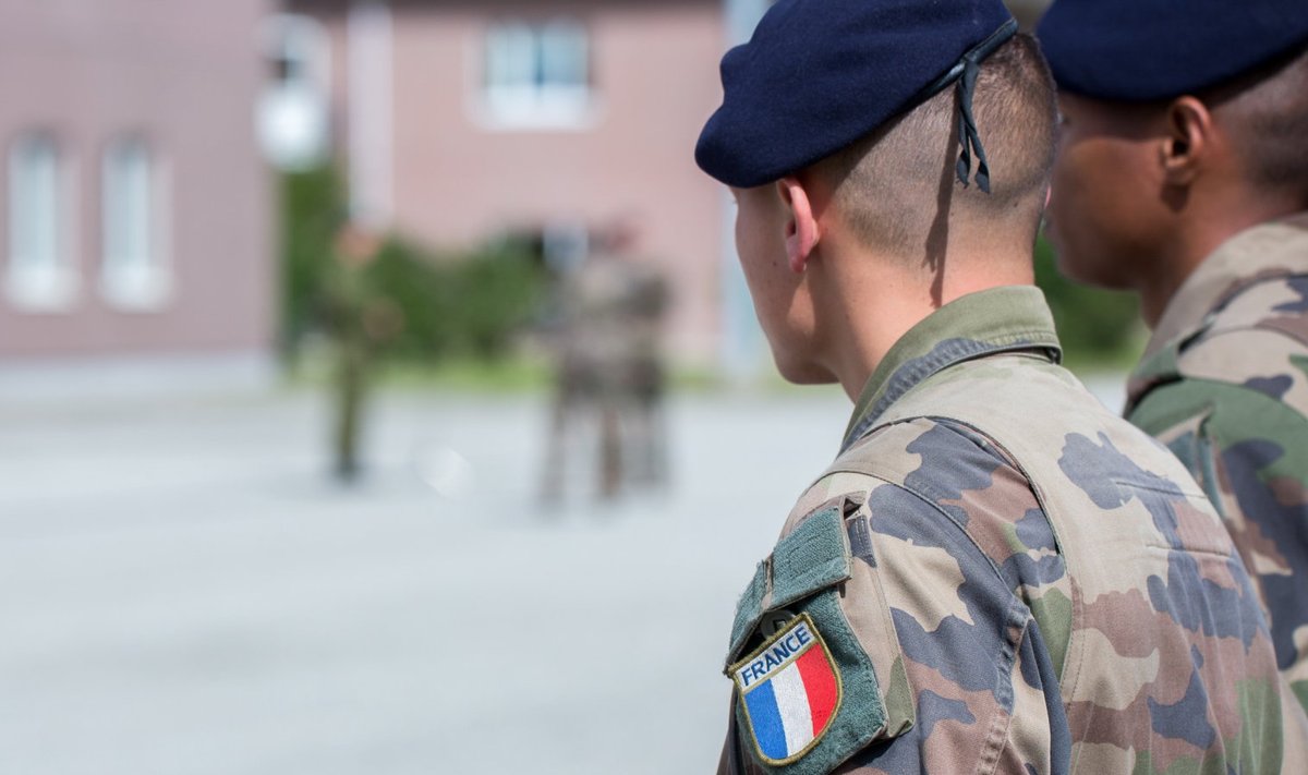 Prantsuse sõdurid 2017. aastal Tapal