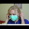 ВИДЕО | Медработник таллиннской больницы учит правильно использовать защитную маску
