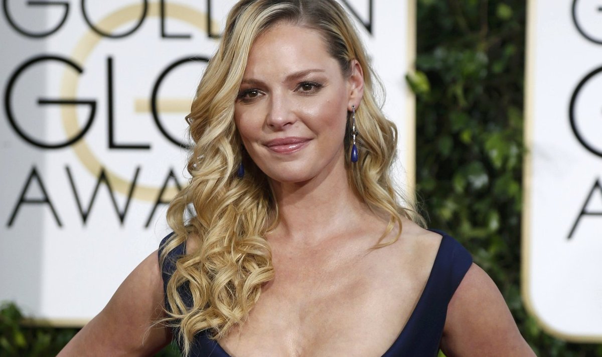 Actress Katherine Heigl arrives at the 72nd Golden Globe Awards in Beverly Hills