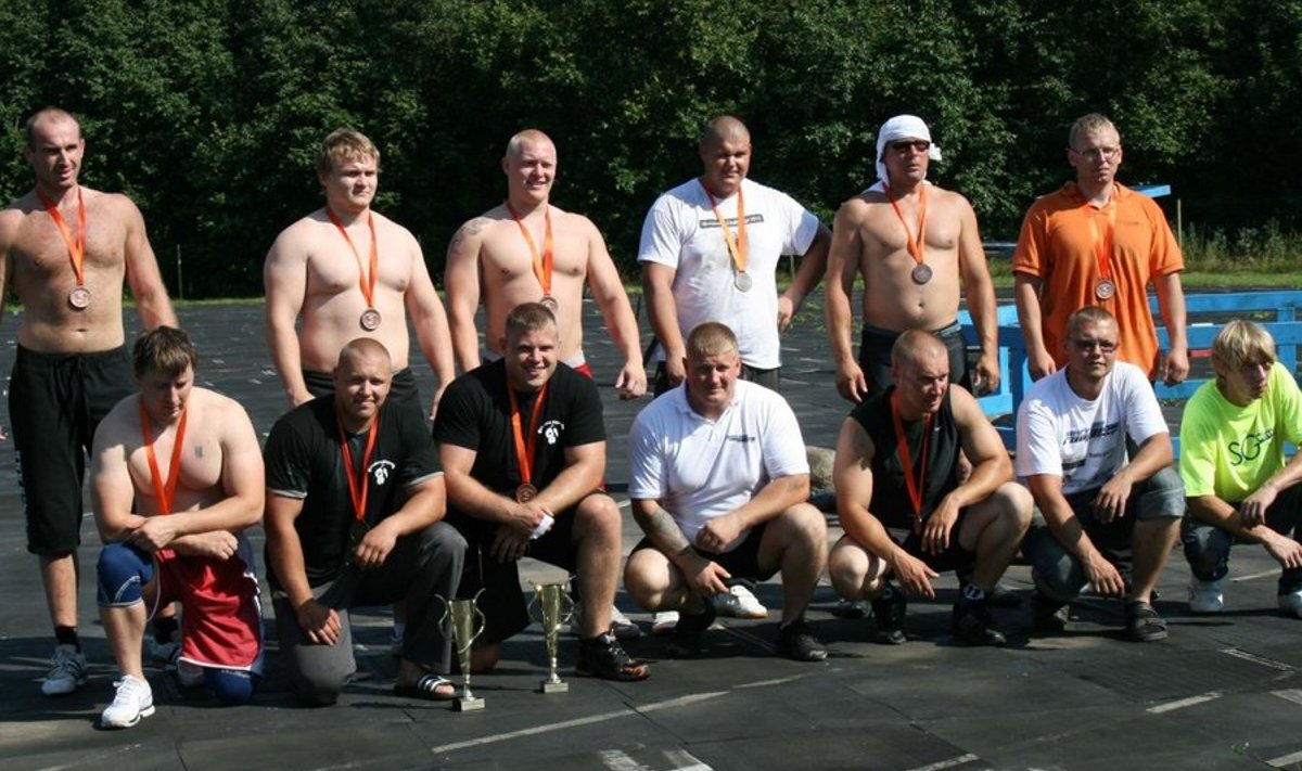 Eesti I amatöör paarisrammumehe võistlusel osalejad
