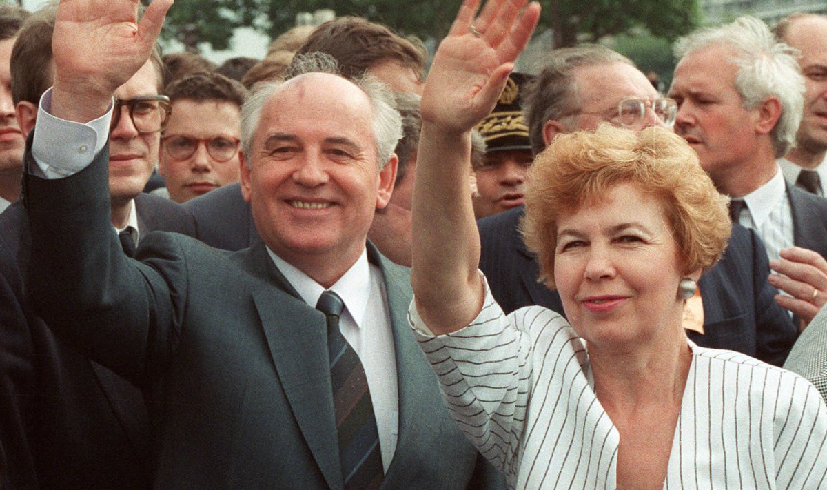 Mihhail ja Raissa Gorbatšov aastal 1989.