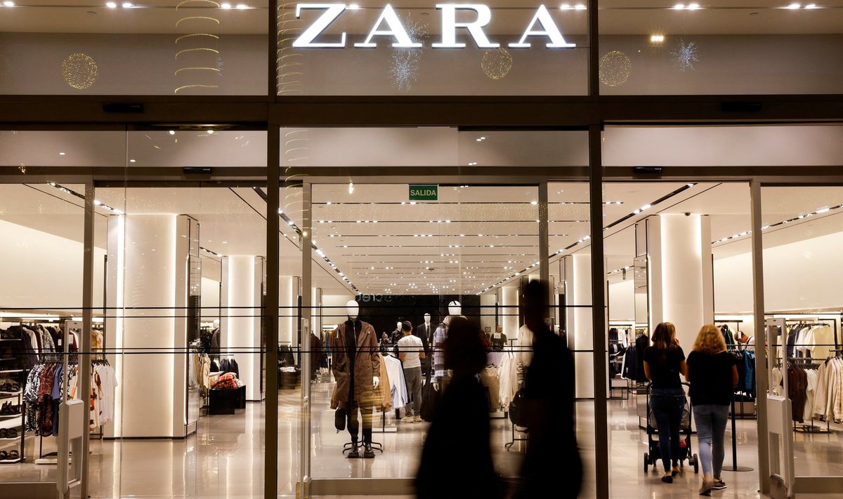 Zara rõivakauplus kuulub Inditex'ile