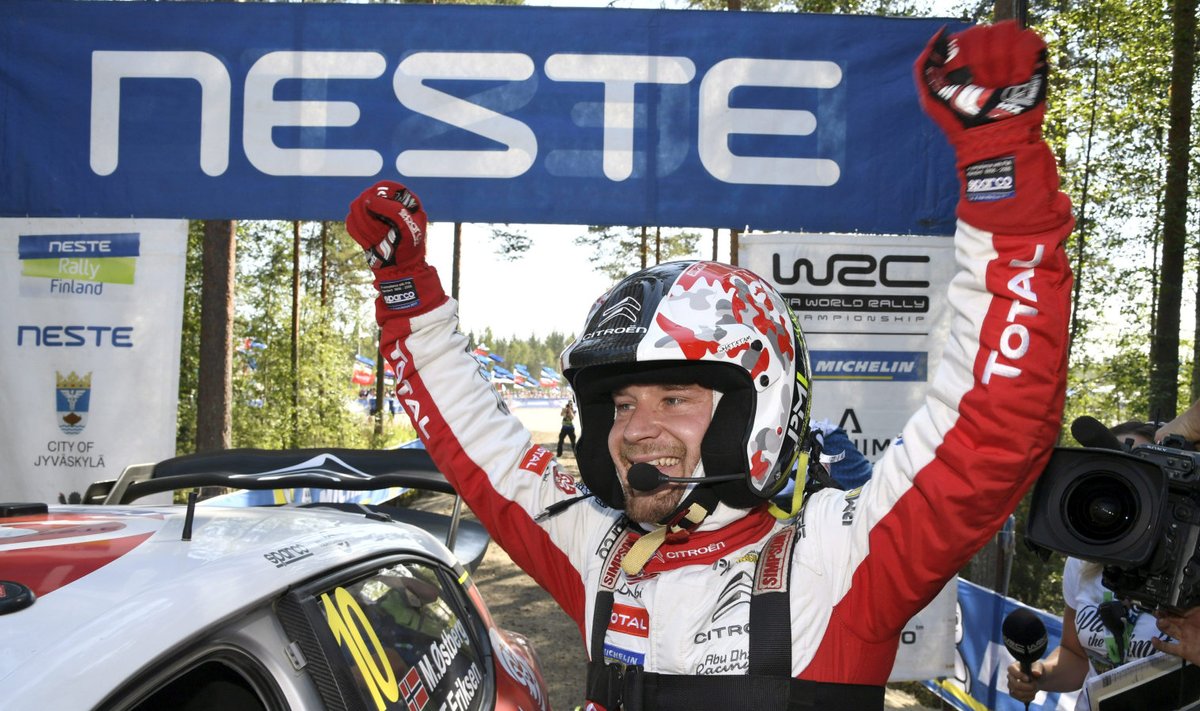 Mads Östberg saavutas tänavusel Soome rallil teise koha