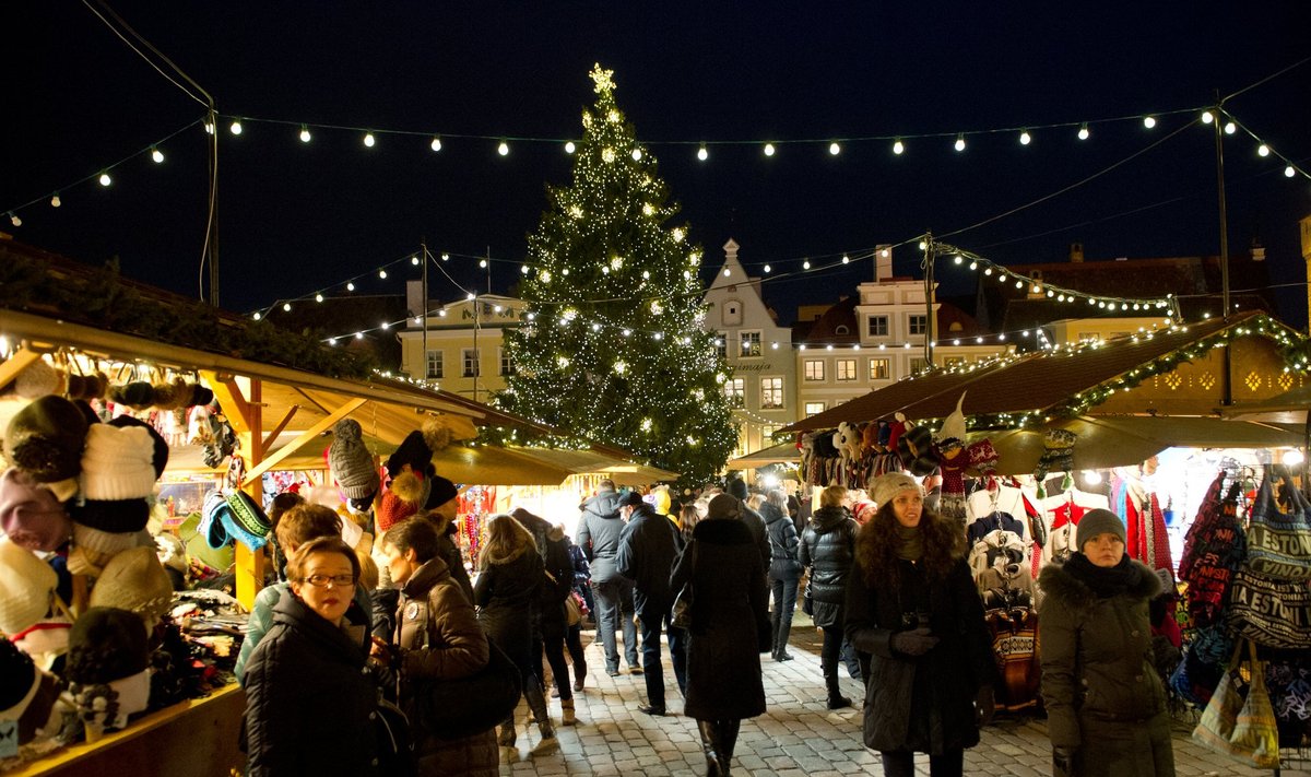 Jõuluturg Tallinna Raekoja platsil