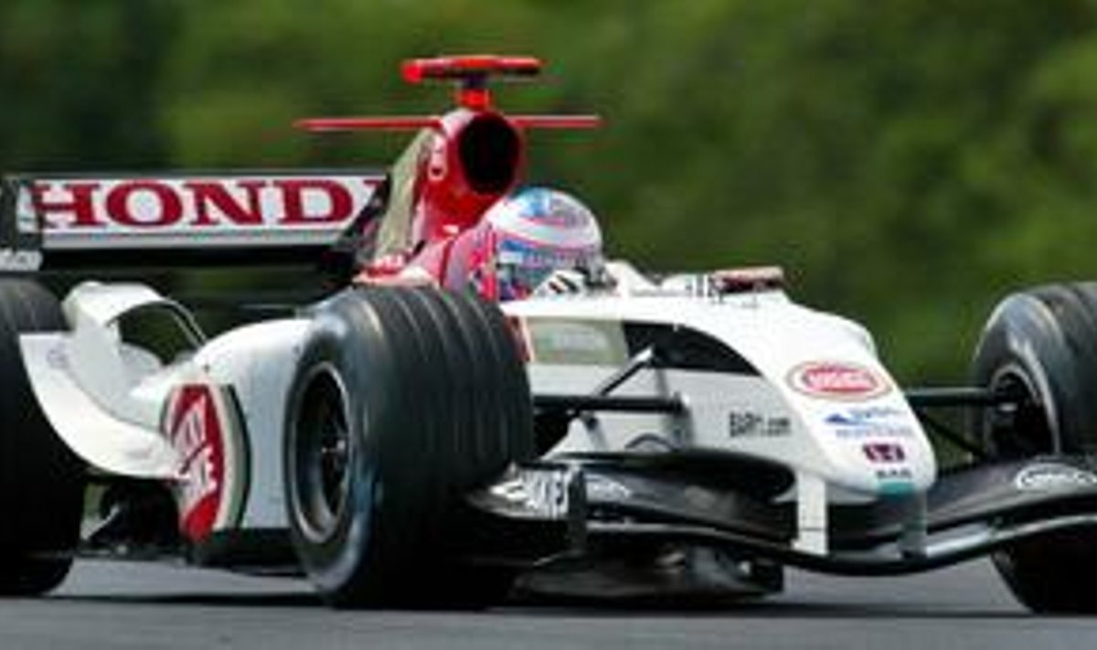 Jenson Button Ungari GP-l