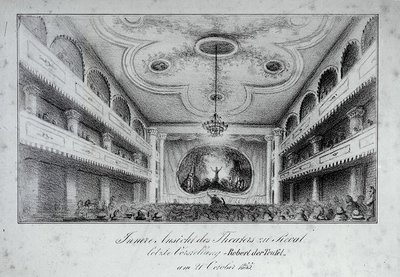 Tallinna Teatri saal 1855. aastal.