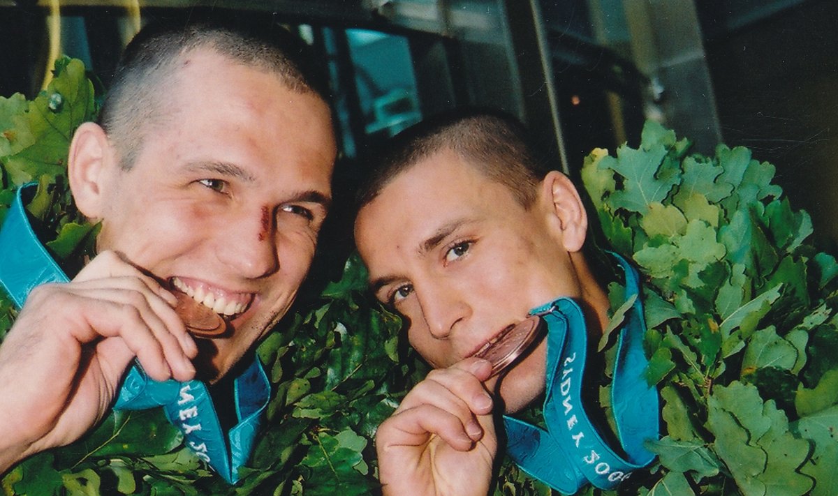 Indrek Pertelson (vasakul) ja Aleksei Budõlin on võitnud kahepeale 17 tiitlivõistluste medalit, kuid ei ainsatki aasta sportlase tiitlit.
