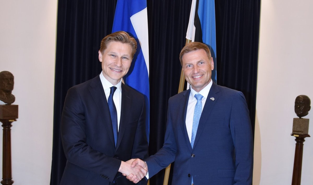 Kaitseminister Pevkur ja Soome kaitseminister Antti Häkkänen