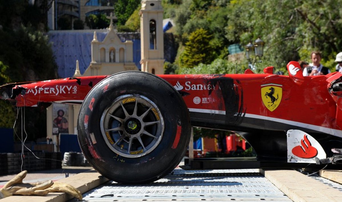 Massa lõhutud vormel Monacos