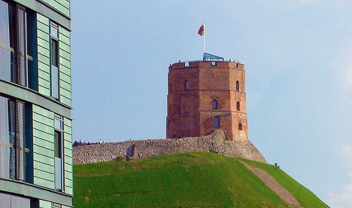 Gedimino pilies bokštas: Gediminase torn – Leedu sümbol ja ainus säilinud osa kunagisest Ülemisest kindlusest.