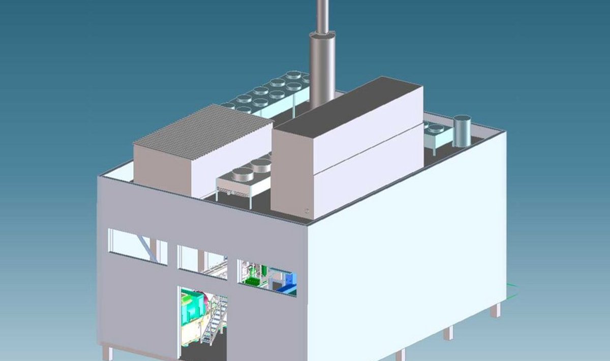 Õhus on elektrit: Weroli raskused purustasid ka Painküla elektrijaama äriplaani. (Eskiis Eesti Energia)