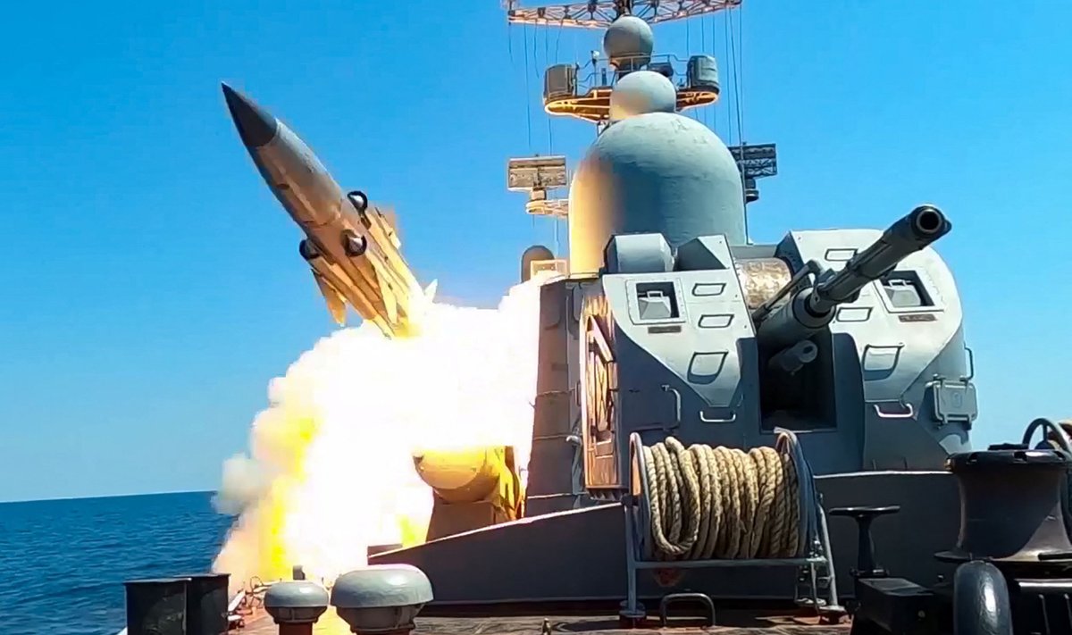 Vene laevastiku tänavused raketiõppused Mustal merel