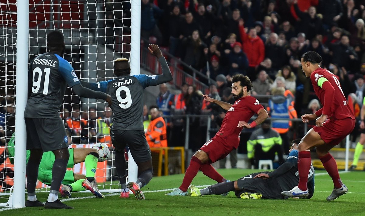 Salah lööb Liverpooli värava