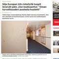 Iltalehti: Tallinki Silja Europa kruiis muutus rahutuks: toimusid mitmed kaklused, lendasid klaasid, seintel oli veri