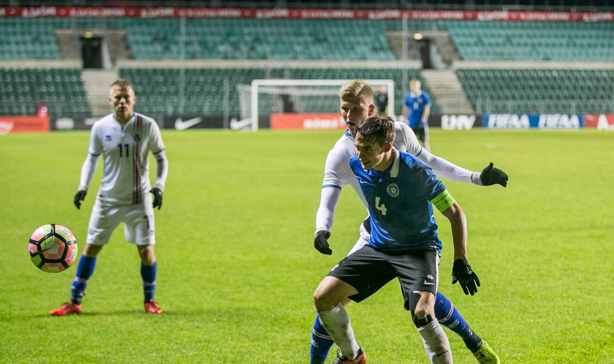 Jalgpall U21 Eesti vs Island