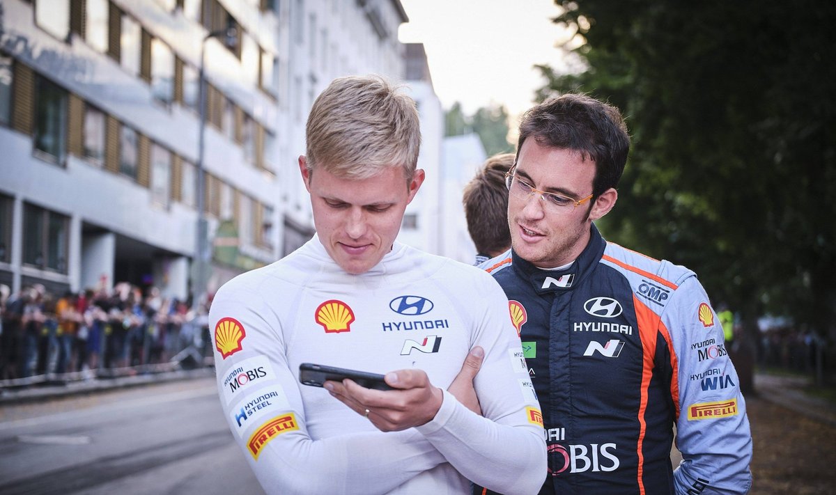 Ott Tänak ja Thierry Neuville