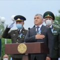 ВИДЕО | Как узбекские военные гимн слушали