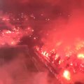 VIDEO | Vägevad kaadrid: Galatasaray mängueelset treeningut enne suurt linnaderbit käis vaatamas üle 40 000 fänni