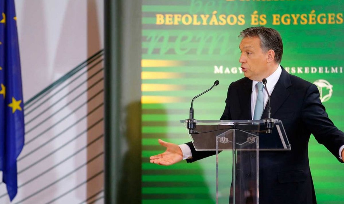 „Me ei pea kuulda võtma kõike, mida bürokraadid Brüsselis ütlevad,” on peaminister Orbáni kreedo. 