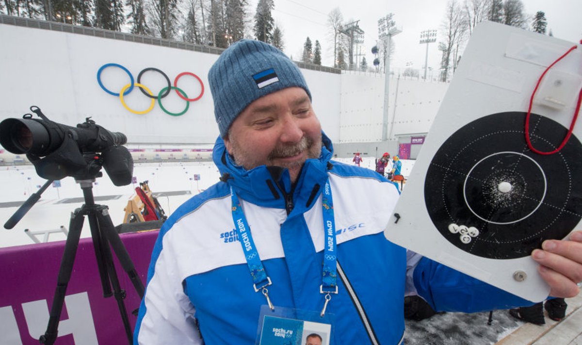 Maris Cakars jaksab ka olümpia lõpupäevil naeratada. Võimaluse avanedes jätkaks lätlane meeleldi Eesti koondise eesotsas.