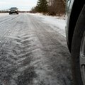Ettevaatust, kõrvalmaanteed on libedad ja kohati lumekonarlikud!
