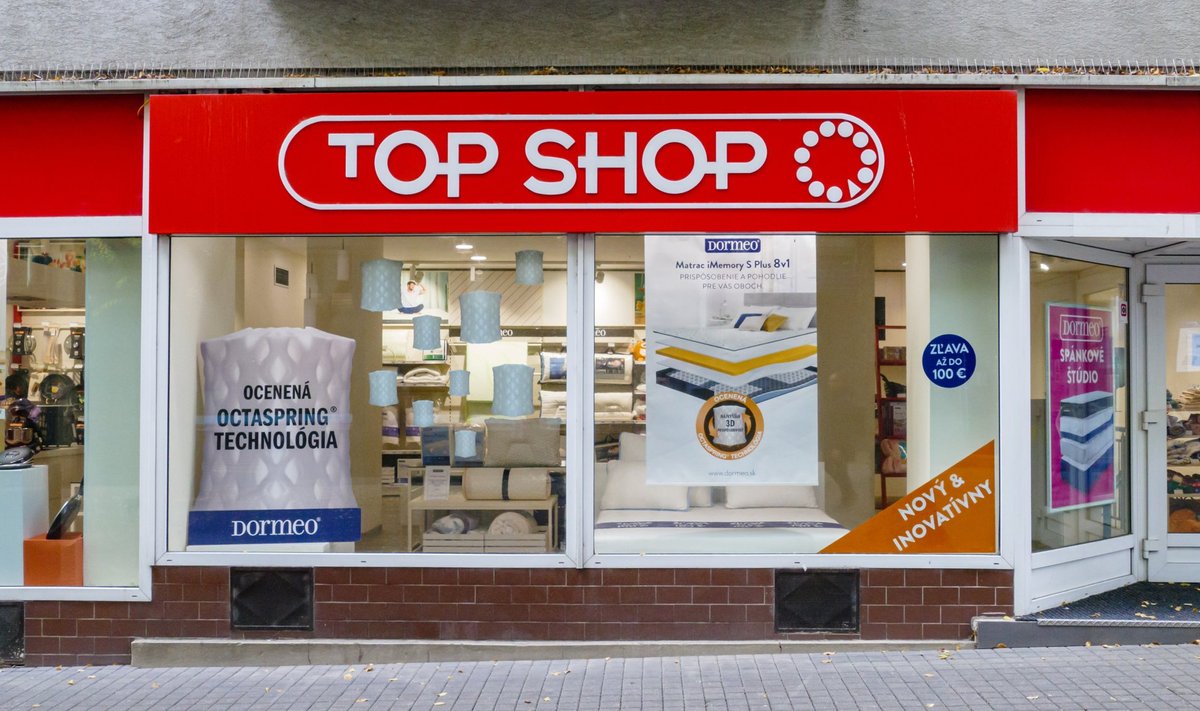 Eestis pankrotistunud TOP Shopi poodide pidaja varad pandi oksjonile.