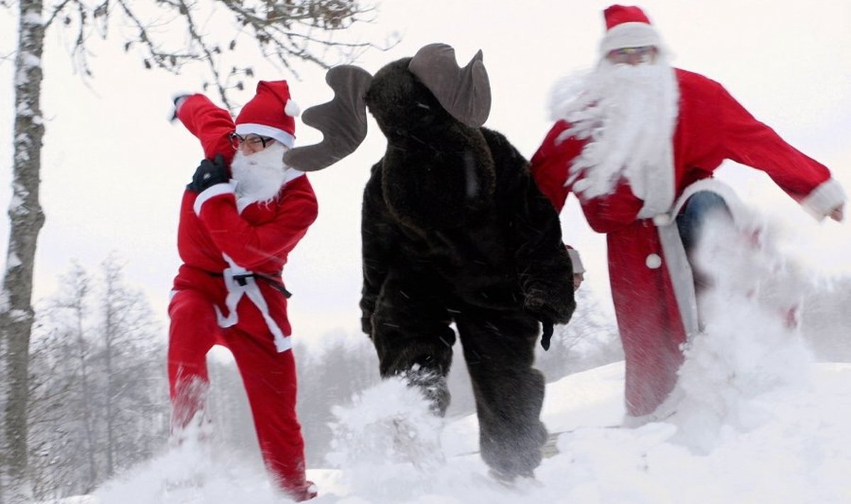 Pilistvere Jõulumaa 2010: Sõber Põder ja praktikant jõuluvanad on teel jõulumaale!