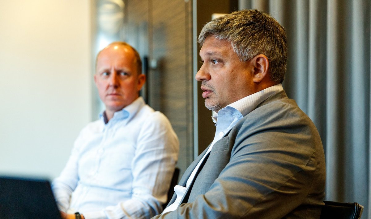 Cobalti advokaadibüroo juhtivpartner Jaanus Mody (paremalt) ja partner Martin Simovart.