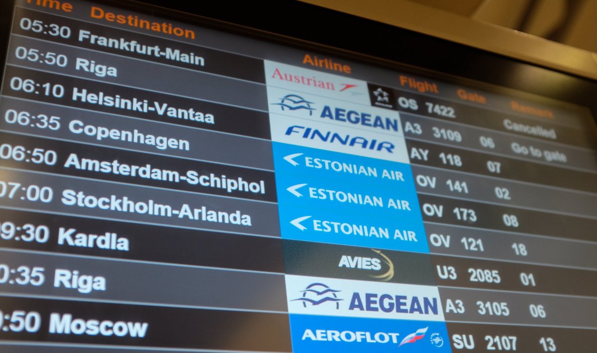8. novembrist ei välju enam ükski Estonian Airi lend